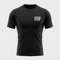 T-shirt noir BSF, vue de devant